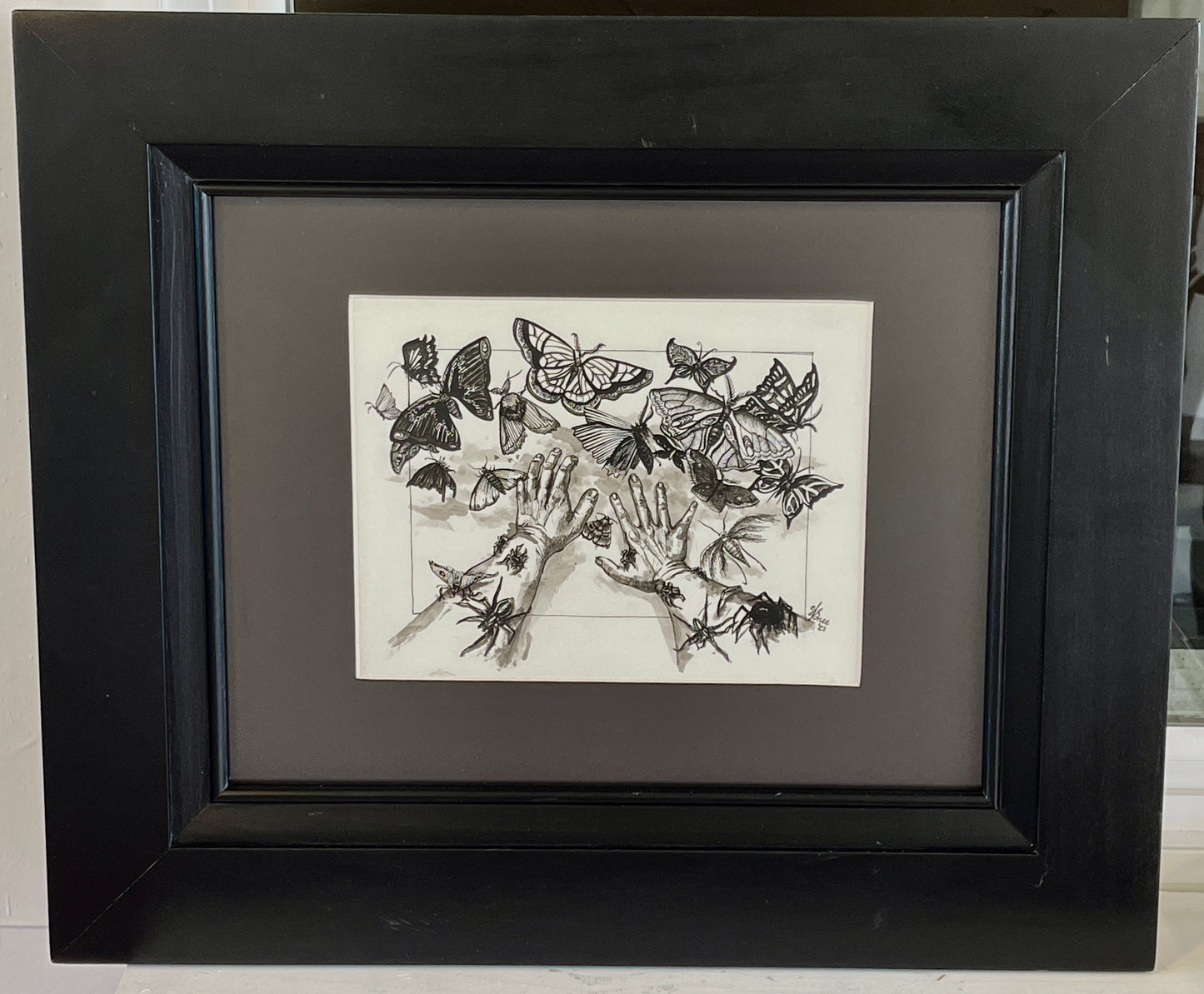 "Crawling to Change" Inking